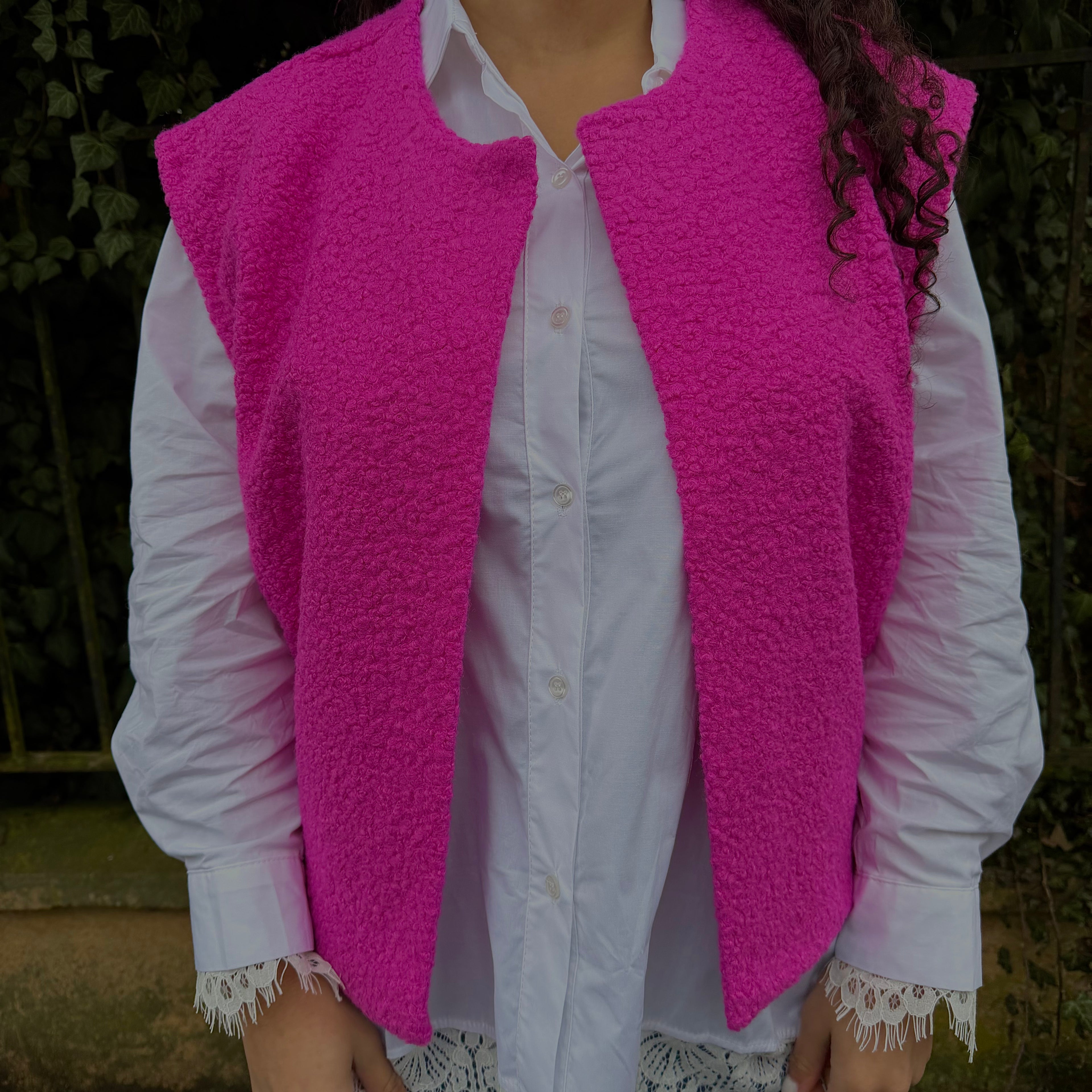 Veste sans manches FRISÉE