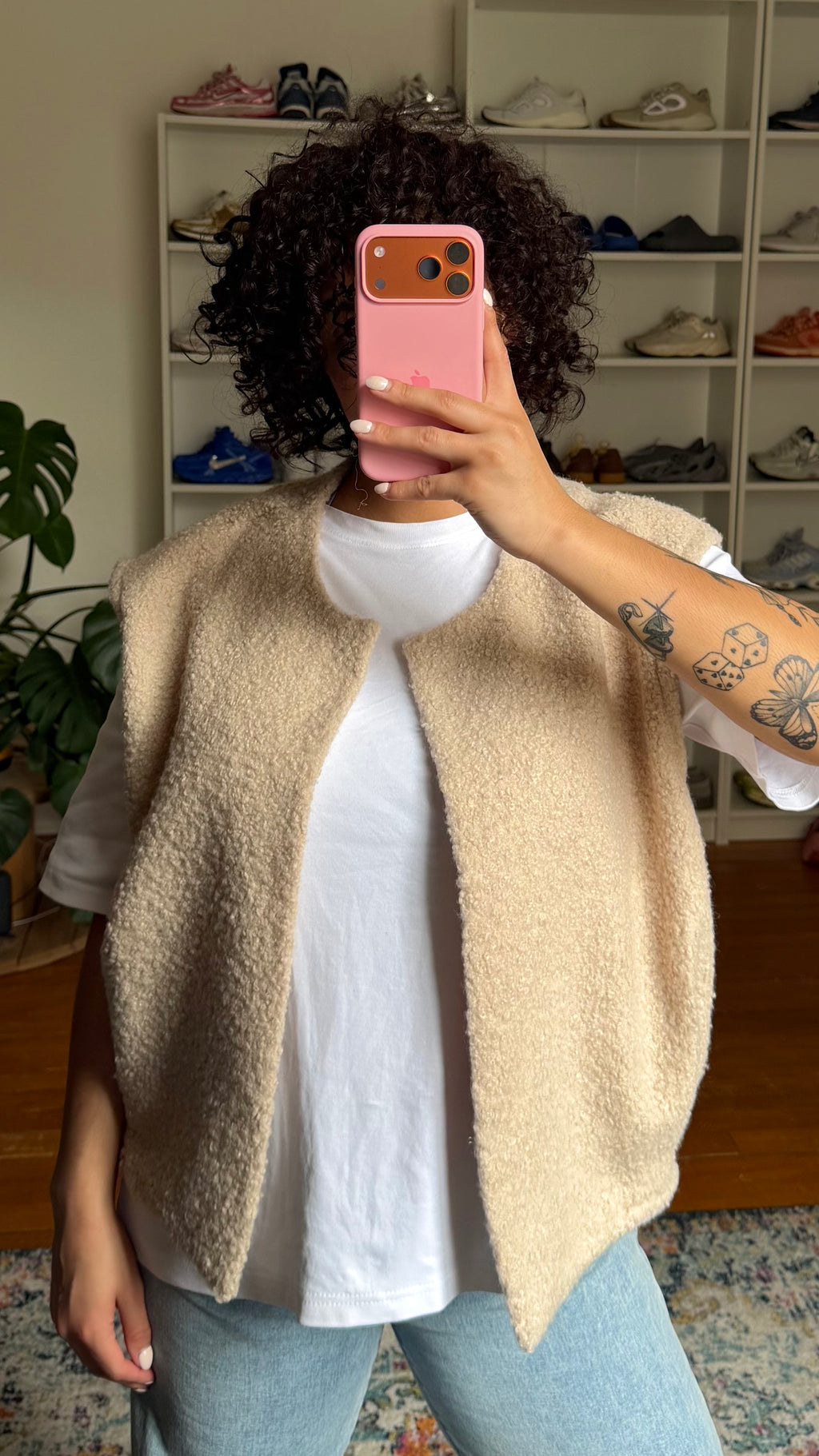 Veste sans manches FRISÉE
