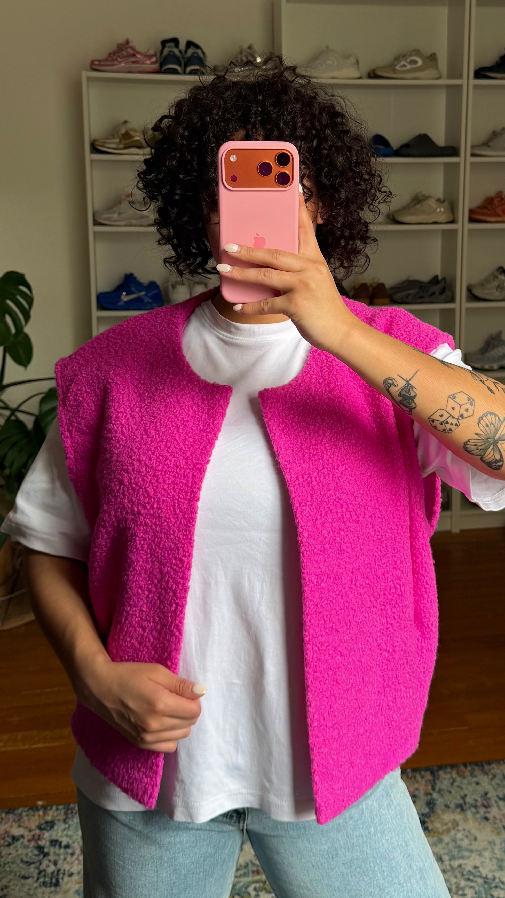 Veste sans manches FRISÉE